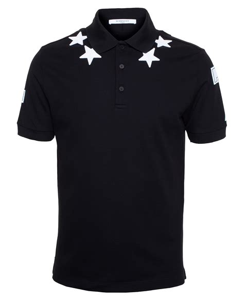 givenchy star polo shirt